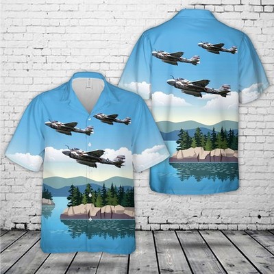 US Navy Attack Squadron VA 196 Main Battery KA 6D Intruder Hawaiian Shirt