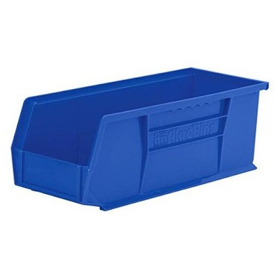  30234 AkroBins Plastic Storage Bins, Space-Saving Blue Storage Bins Only
