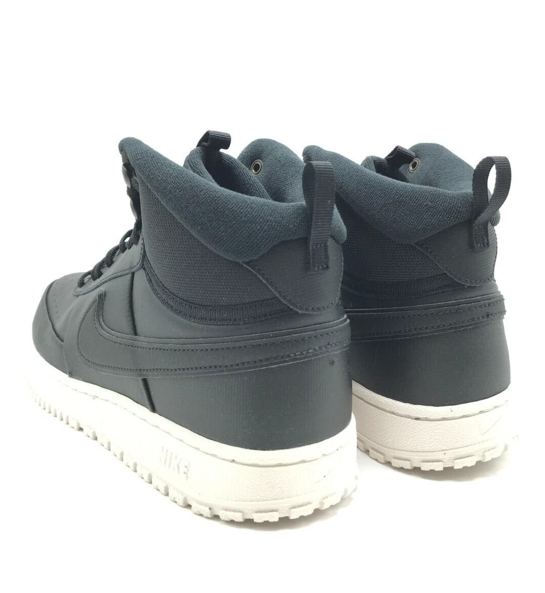 Men's Nike Court Vision Mid Winterized Sneakers Boots - Black-Phantom DR7882 002 thumbnail 6