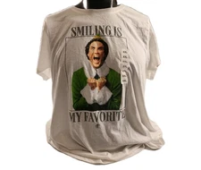 Elf Movie Shirt Smiling's My Favorite XXL Shirt Christmas Buddy the Elf PS615