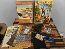 Livingstone Board Game by Playroom Entertainment 2009 Open Box