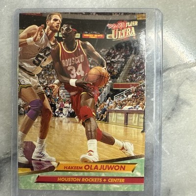 1992-93 Fleer Ultra Basketball #72 Hakeem Olajuwon Houston Rockets HOF