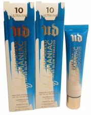 URBAN DECAY STAY NAKED HYDROMANIAC TINTED GLOW HYDRATOR 10 ULTRA FAIR 1.1 OZ 2PC