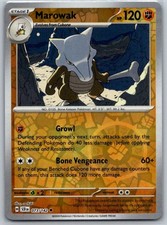 Marowak 73/142 Uncommon Stellar Crown Pokemon Reverse Holo Near Mint