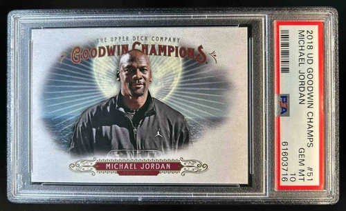 2018 Goodwin Champions Michael Jordan #51 PSA 10