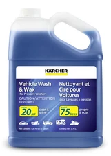 Kärcher Pressure Washer Detergent Vehicle Wash & Wax, Car Cleaner - 1 Gallon