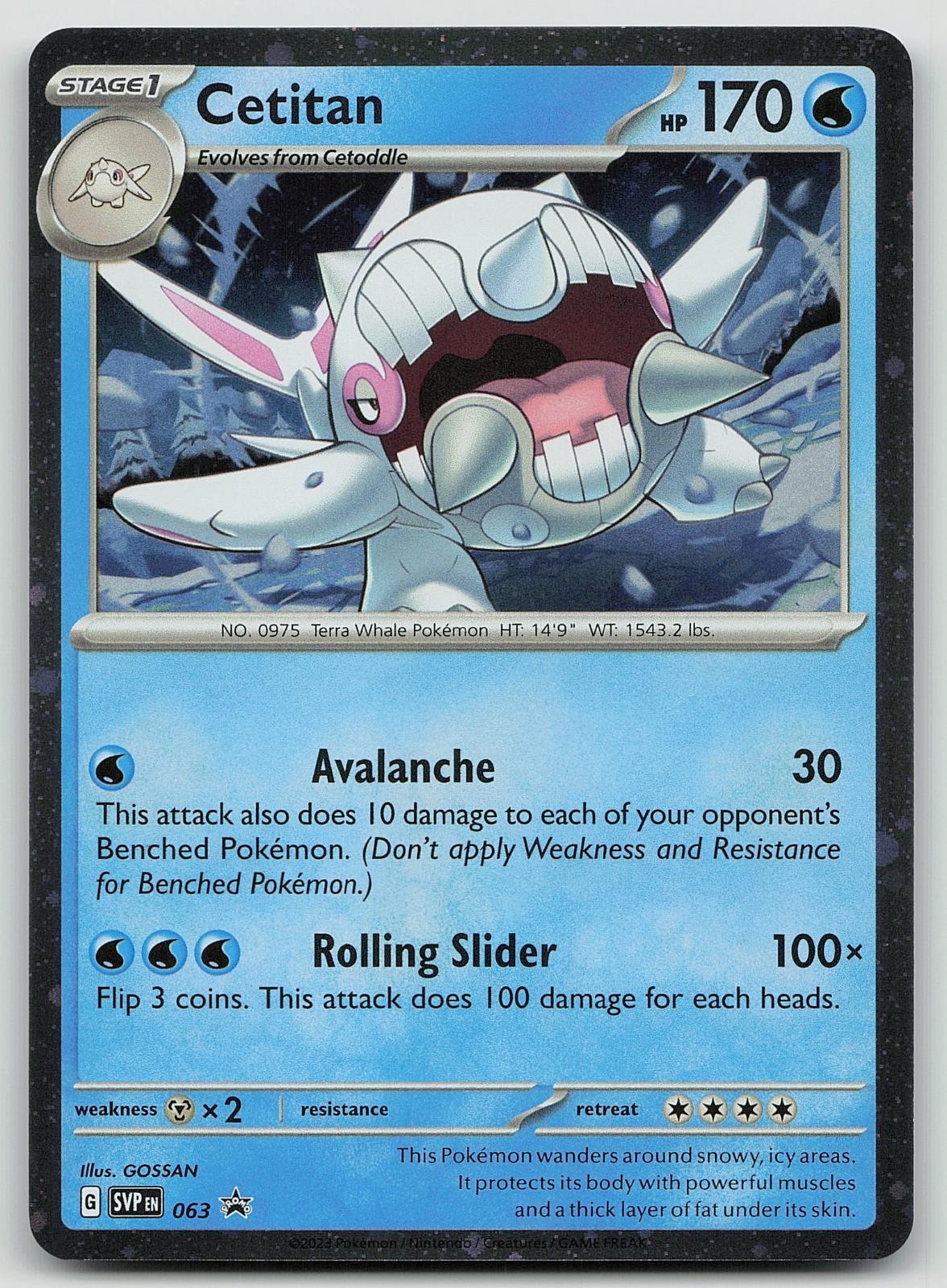 Pokemon Cetitan (Cosmos Holo) 063 Scarlet & Violet Promo Promo NM