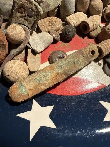 Dug Civil War 💥 🇺🇸 💣  Brass Pocket Knife Frame