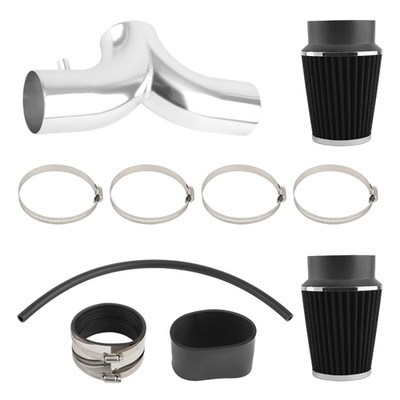 Cold Air Intake Dual Twin & Filter Fit for Chevrolet Corvette C5 5.7L V8 2001-20