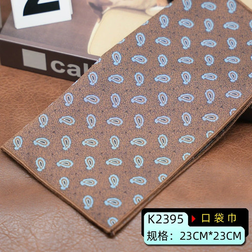 Vintage Paisley Square Pocket Chest Business Suit Accessories Men's Handkerchief - 第 9/35 張圖片