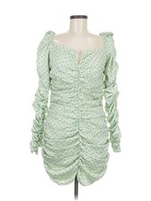 PrettyLittleThing Women Green Cocktail Dress 8