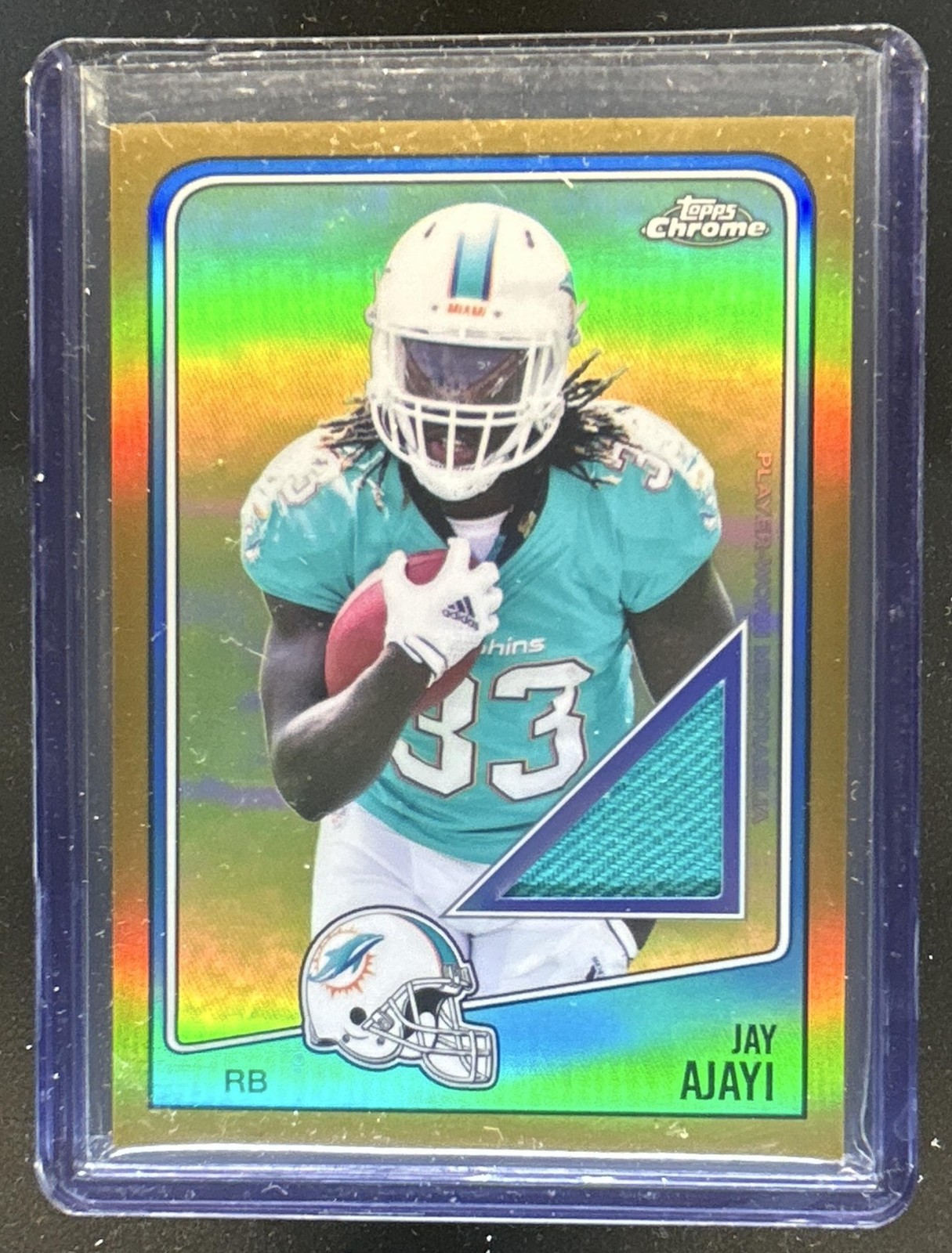 Jay Ajayi Topps Chrome #120 Gold Refractor