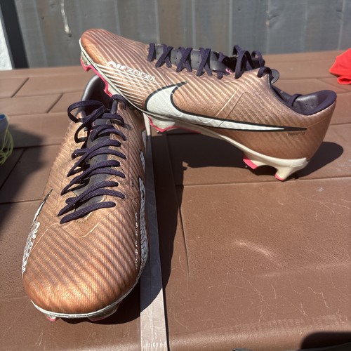 Nike Air Zoom Mercurial Gold Metallic Fußballschuhe UK Größe 8