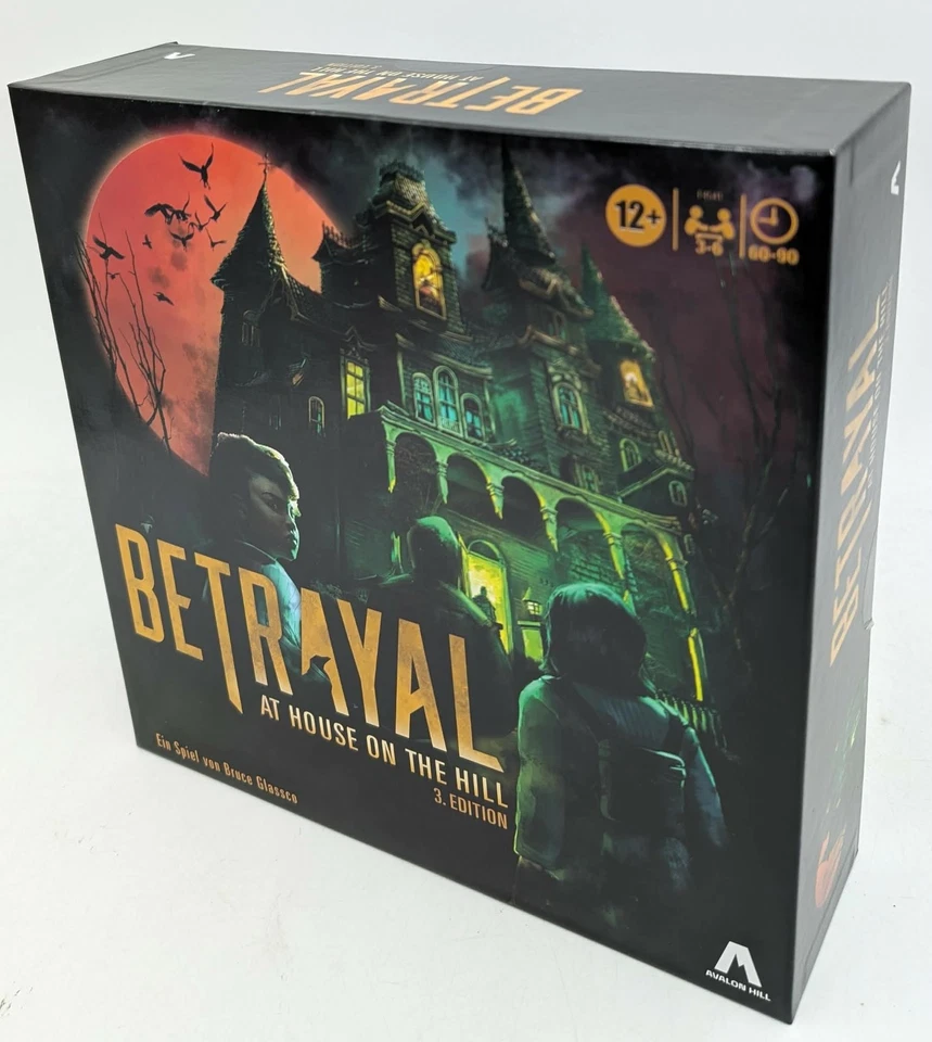 Hasbro Avalon Hill Betrayal at House on the Hill 3.Edition  Deutsche Ausgabe NEU - Bild 2 von 4