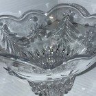 Mikasa Christmas Night Footed Bowl 6" Made in Japan Crystal Glass — photo 6