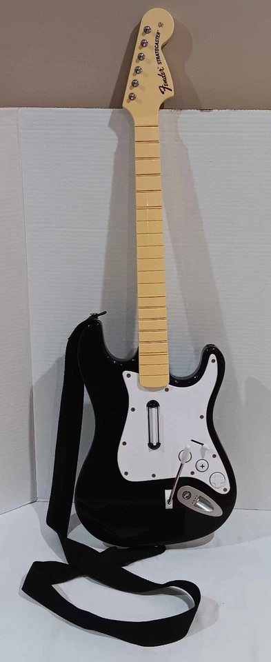 Rock Band Fender Stratocaster Wireless Guitar Nintendo Wii Controller Tested - Image 3 of 4