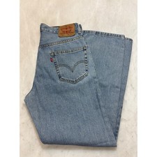 Levi's 550 Relaxed Fit Jeans Light Wash Denim Straight Leg Men's Size 31x30