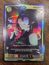 GamerSupps VCard Awakened Worlds - 1st Edition - Ultra Rare Power 10 Onikanzei