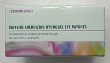 Good Molecules, Caffeine Energizing Hydrogel Eye Patches, 60 Patches