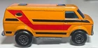 Matchbox Lesney Superfast #68 Orange Chevy Van (Black/Red Stripes)