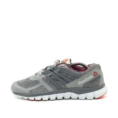 Reebok Damen Sublite Sportschuh Grau Mesh Atmungsaktiv Laufschuh EU 37.5