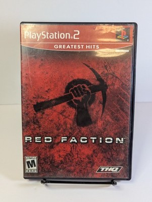 Red Faction Sony PlayStation 2 Complete CIB Cleaned, Tested, Working!