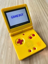 Nintendo Game Boy Advance GBA SP Pikachu Yellow System AGS 101 Brighter NEW