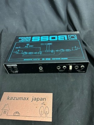 BOSS RGE-10 Graphic Equalizer Micro Rack Guitar Effects Good