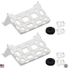 2PCS Universal Shelf Mounting Bracket for Structured Media Panel - 20lbs