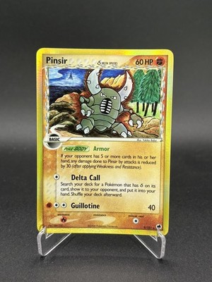 Pokemon Pinsir 9/101 - EX Dragon Frontiers Delta Species Holo Rare 2006 - NM