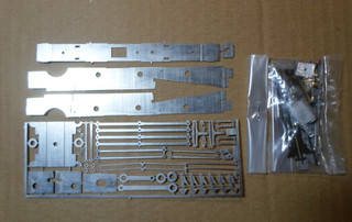 Etched OO finescale chassis kit for 'Lord Nelson' 4 6 0
