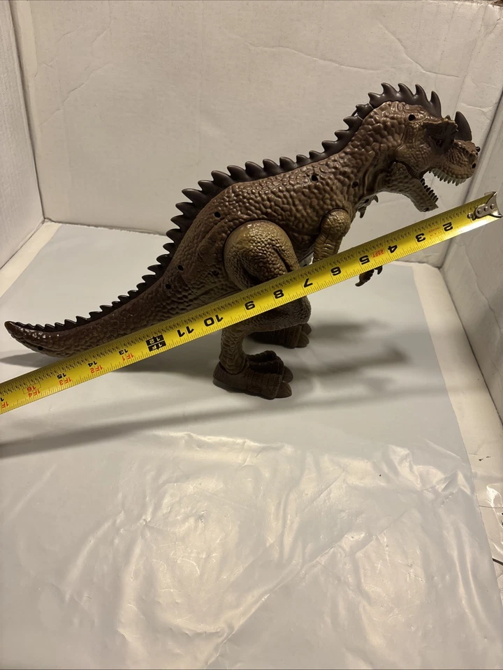 T-Rex Caminante Dinosaurio Tiranosous Figura Móvil Luces y Sonidos Foto 4 de 4