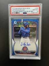 JEFFERSON ROJAS 2023 Bowman Chrome Mega Box BLUE AUTO /150 PSA 10 Cubs