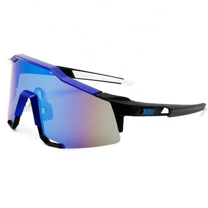 Gafas de sol para mujer audaces azules lentes espejadas rendimiento óptimo modernas de moda Activit Foto 2 de 4