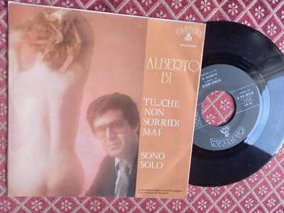 ALBERTO BI TU CHE NON SMILE NEVER SEXY ITALY 45 7'' MINT