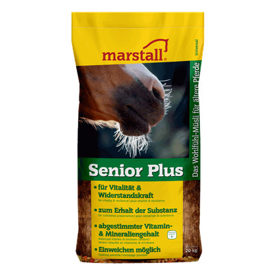 Marstall Senior Plus Futter für Pferde 20kg