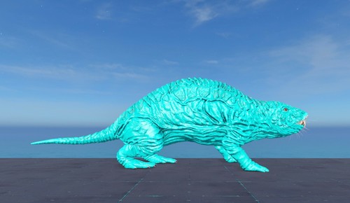 TOP STATS 7k 957m Solid Cyan Roll Rat Ark Survival Ascended ASA PVE - Picture 4 of 8