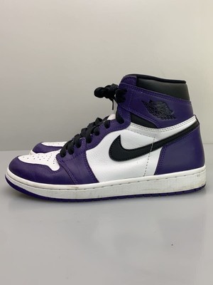 Nike High Top Sneakers AIR JORDAN 1 RETRO OG 26.5cm Purple Used | eBay