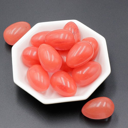 1 Pc Natural Palm Quartz Crystal Amethyst Agate Aventurine Healing Gemstone Egg - Picture 41 of 45