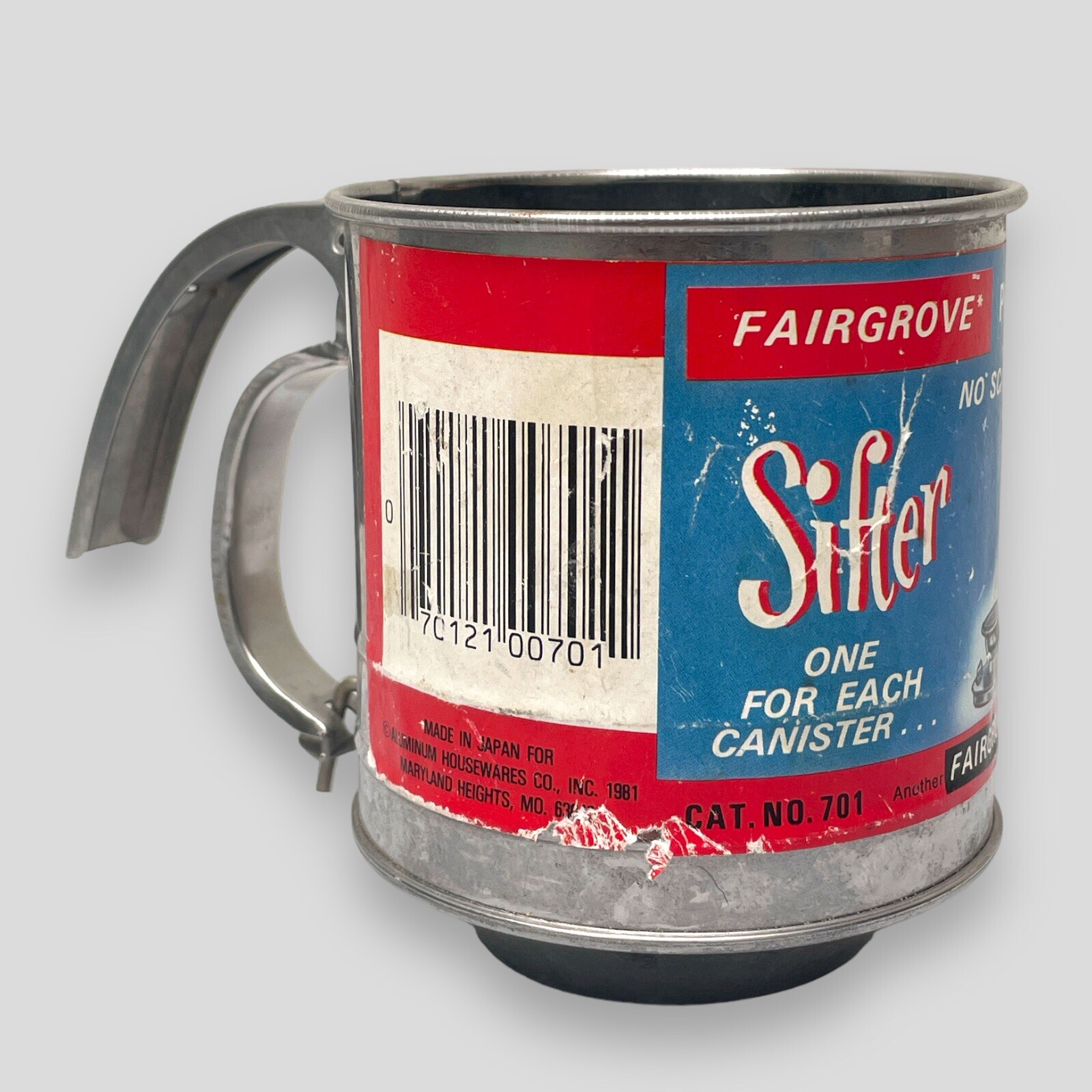 Vintage 1981 Fairgrove Pure Stainless Steel Flour Sifter eBay