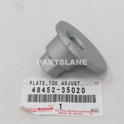Toyota 48452-35020 OEM Genuine Front Suspension Toe Adjust Plate