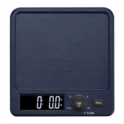 Digital Kitchen Scale with Antimicrobial Surface Plastic Body Weighs Up to 11...