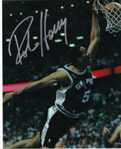 ROBERT HORRY  SAN ANTONIO SPURS  ACTION SIGNED 8x10 - Picture 1 of 1