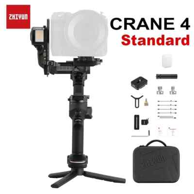 Zhiyun Crane 4 Standard Gimbal Stabilizer for DSLR Cinema Camera Camcorder 3Axis