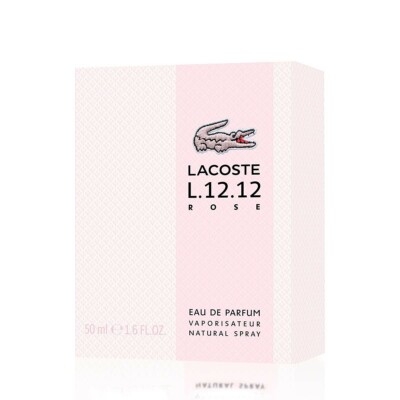 新品未使用LACOSTEL.12.12 ROSEEaude Parfum50ミリ Lacoste L.12.12 Rose 1.6oz. (50ml) Eau de Parfum Spray for Women