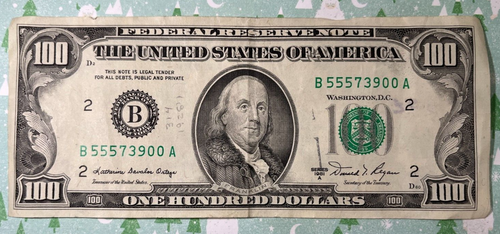 1981 A 100 Dollar Schein Federal Reserve Note Circulated - US Paper Money 😳
