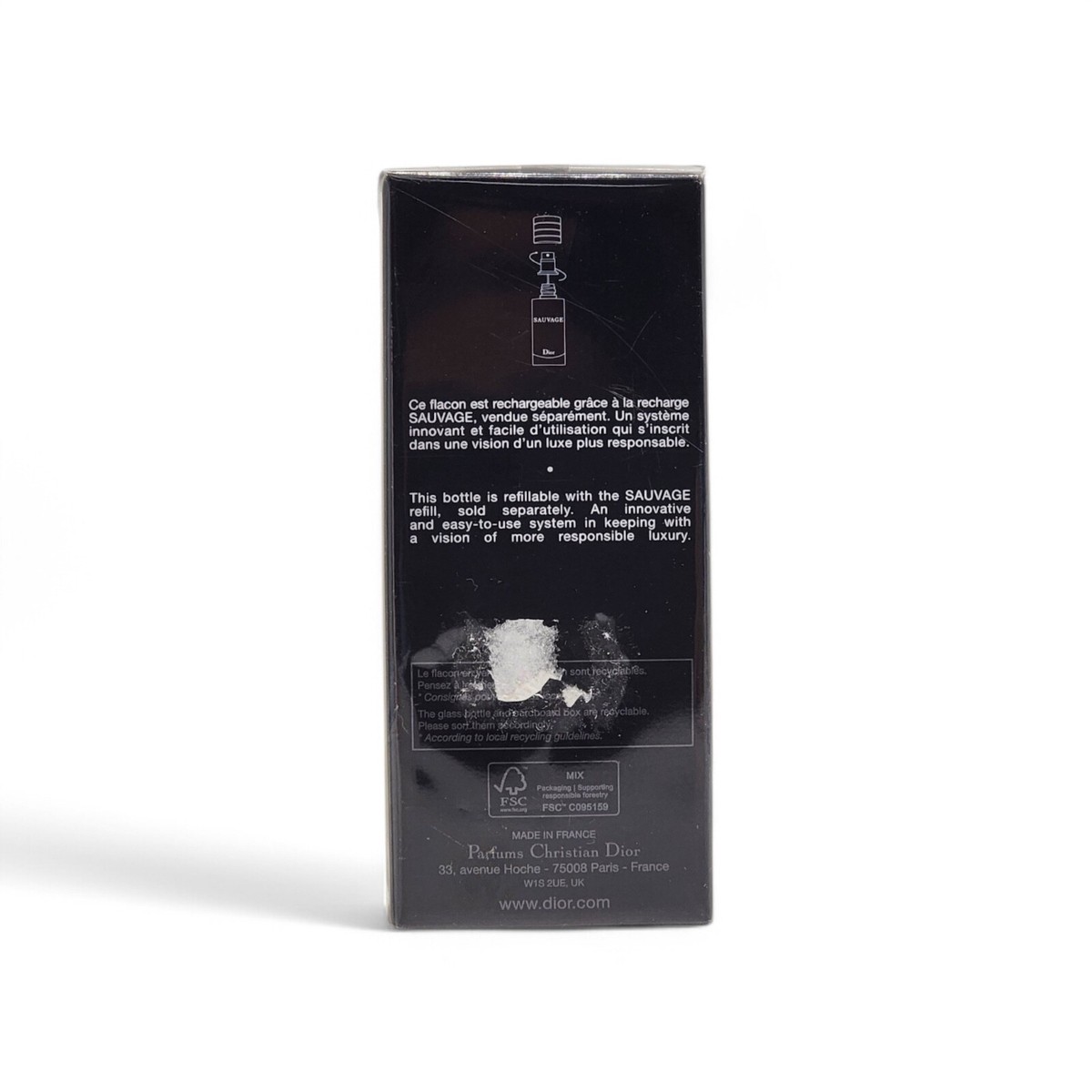 Christian Dior Sauvage Eau De Toilette EDT Spray 1oz 30ml new and