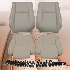 For 2007-2013 Toyota Sequoia Driver & Passenger Bottom & Top Leather Seat Cover