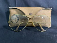 Vintage Ray Ban Clear Lens Glasses with Leather Case