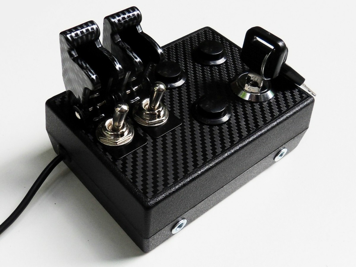 BBJ SimRacing PC USB Button Box with Key Black/Carbon | eBay
